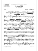 Ballade - Alto piano - Philippe Gaubert - Partition - Alto